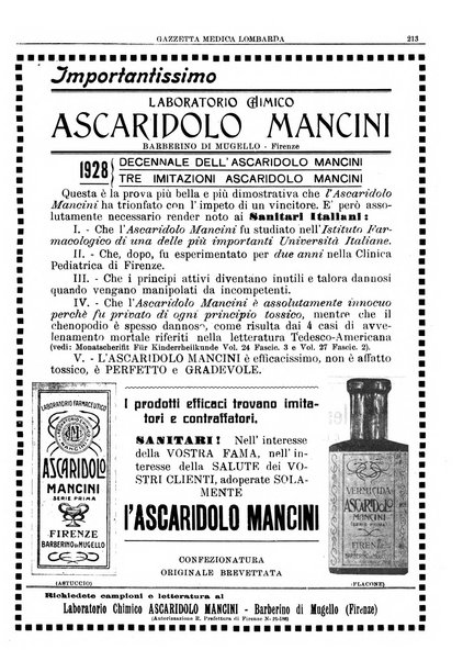 Gazzetta medica lombarda