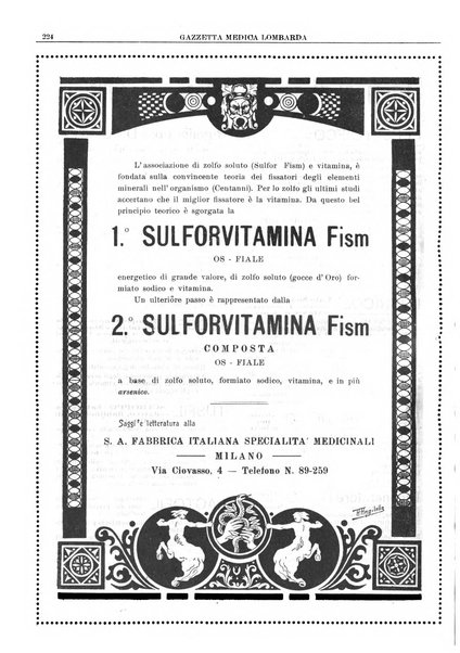 Gazzetta medica lombarda