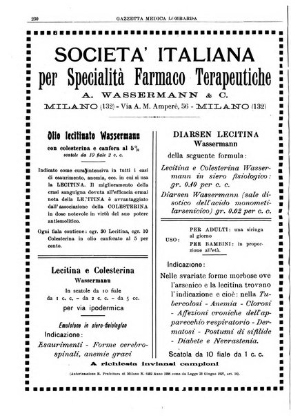 Gazzetta medica lombarda