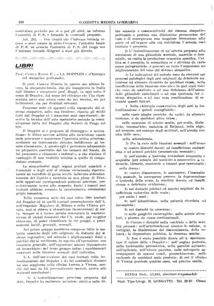 Gazzetta medica lombarda