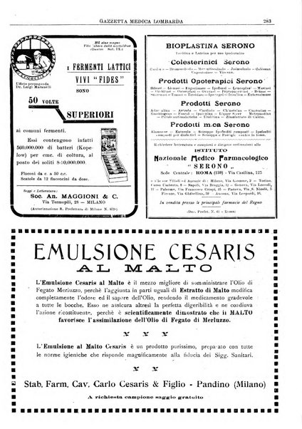 Gazzetta medica lombarda