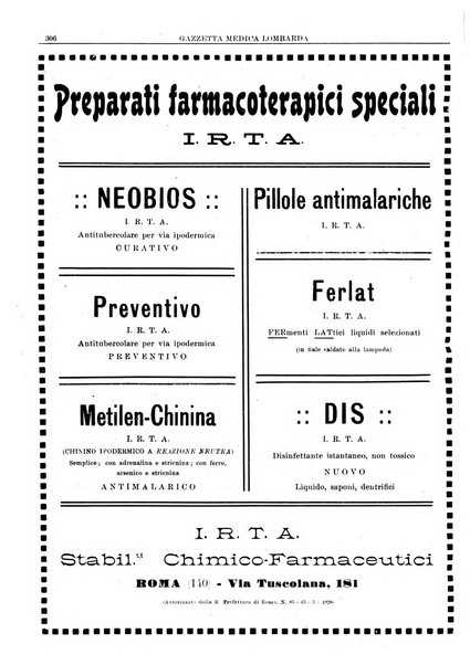 Gazzetta medica lombarda