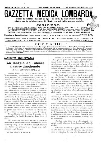 Gazzetta medica lombarda