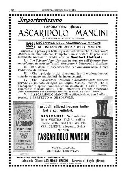 Gazzetta medica lombarda