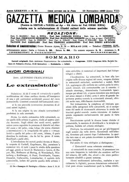 Gazzetta medica lombarda