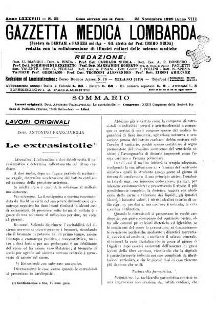 Gazzetta medica lombarda