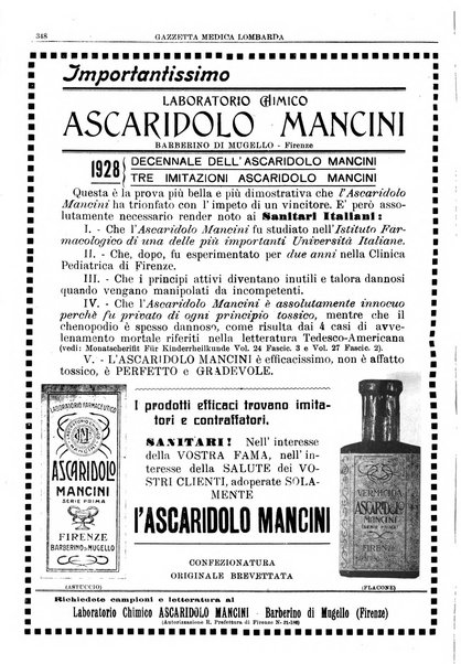 Gazzetta medica lombarda