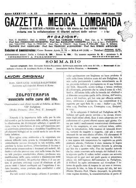 Gazzetta medica lombarda