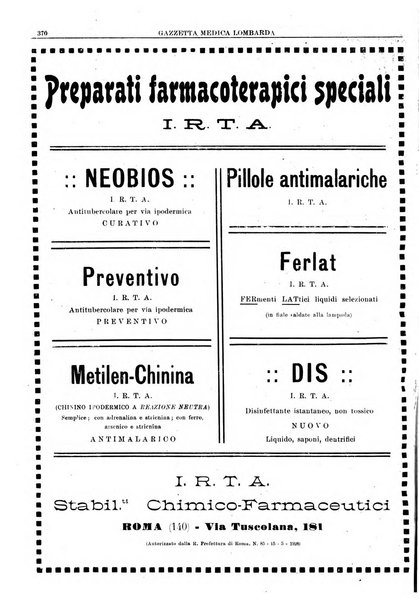 Gazzetta medica lombarda