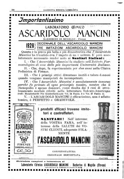 Gazzetta medica lombarda