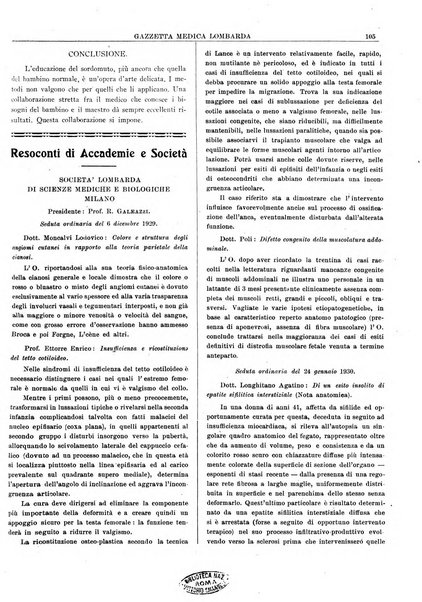 Gazzetta medica lombarda