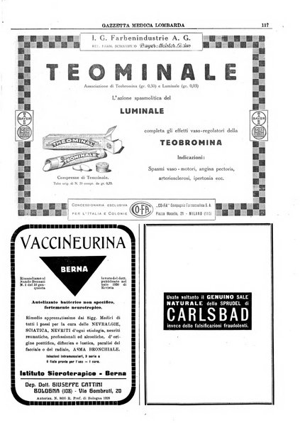 Gazzetta medica lombarda