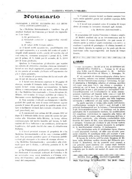 Gazzetta medica lombarda