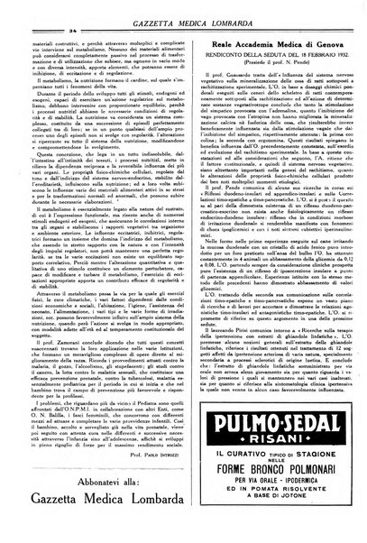 Gazzetta medica lombarda