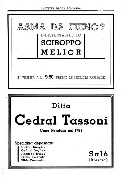 Gazzetta medica lombarda