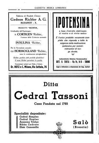 Gazzetta medica lombarda