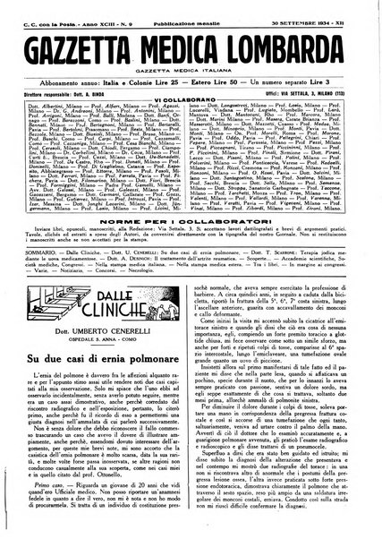 Gazzetta medica lombarda