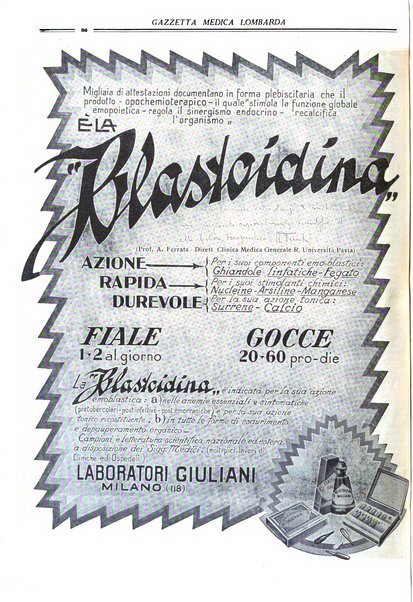 Gazzetta medica lombarda