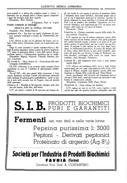 Gazzetta medica lombarda