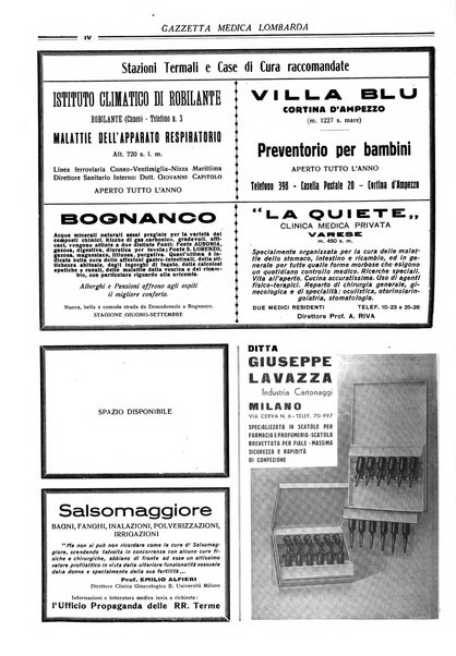 Gazzetta medica lombarda