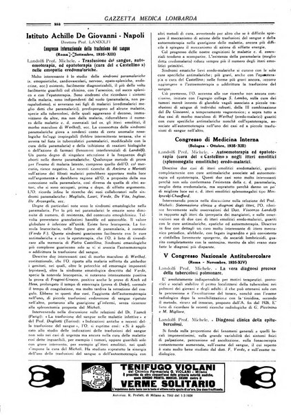 Gazzetta medica lombarda