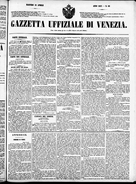 Gazzetta ufficiale di Venezia