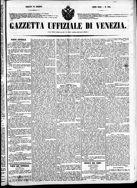 Gazzetta ufficiale di Venezia