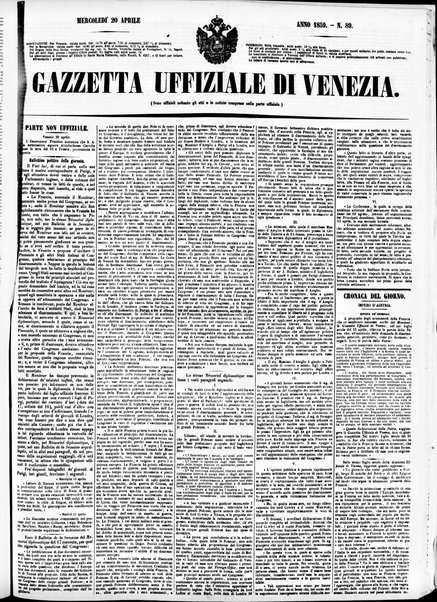 Gazzetta ufficiale di Venezia