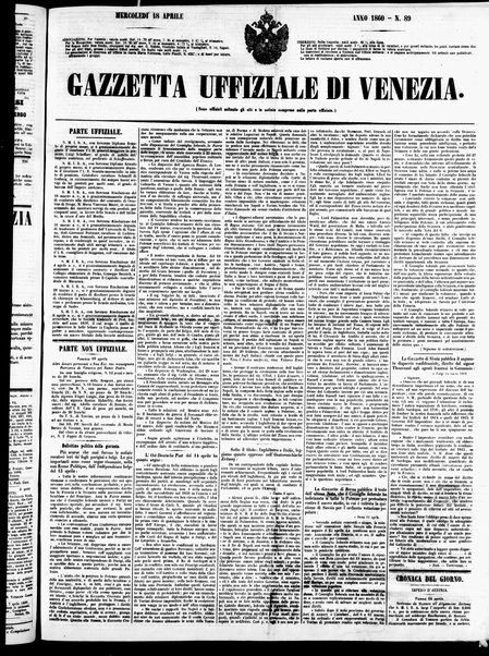 Gazzetta ufficiale di Venezia