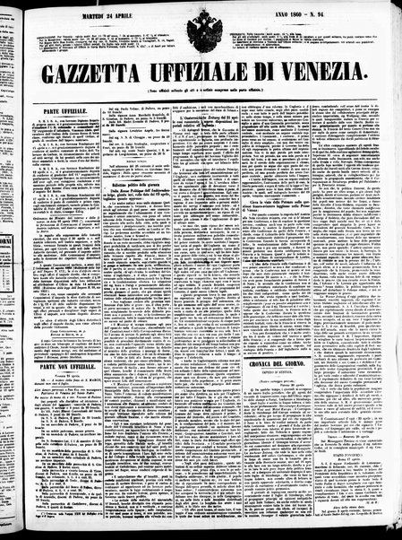 Gazzetta ufficiale di Venezia