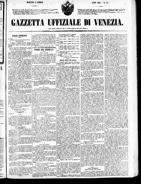 Gazzetta ufficiale di Venezia