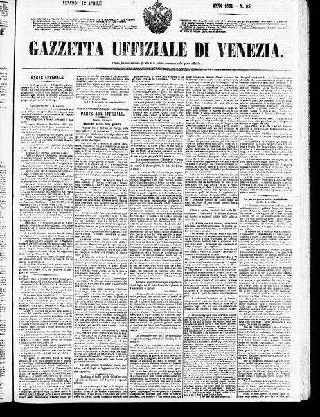 Gazzetta ufficiale di Venezia