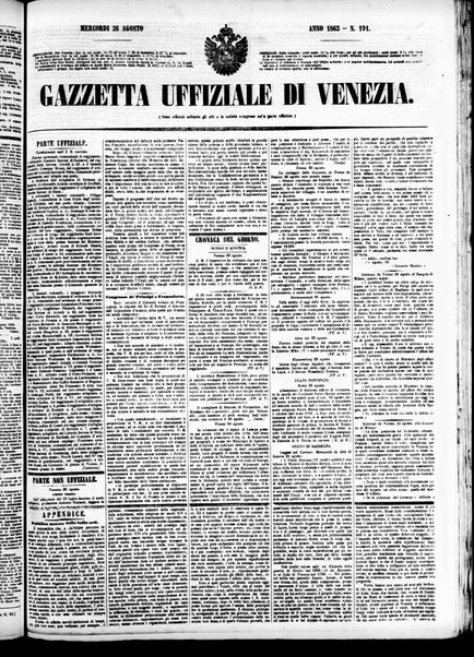 Gazzetta ufficiale di Venezia