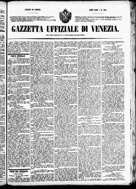 Gazzetta ufficiale di Venezia