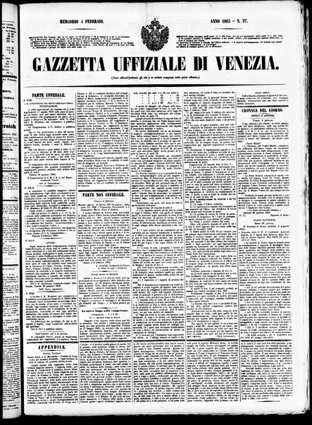 Gazzetta ufficiale di Venezia