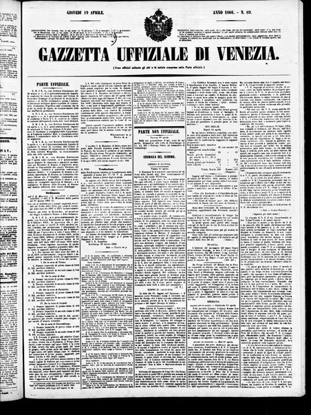 Gazzetta ufficiale di Venezia