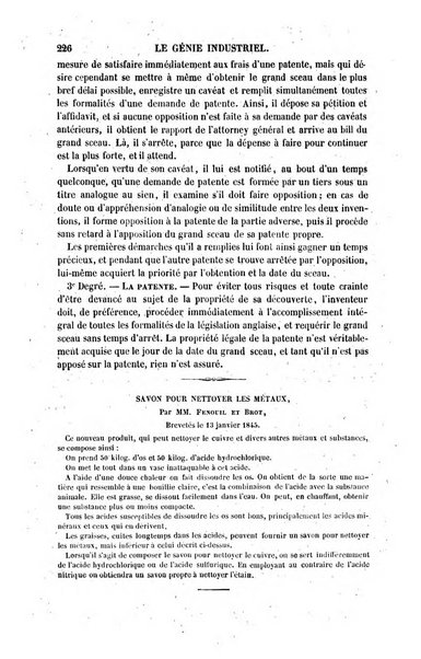 Le genie industriel revue des inventions francaises et etrangeres