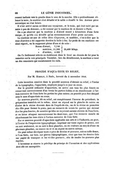 Le genie industriel revue des inventions francaises et etrangeres