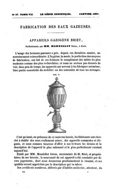 Le genie industriel revue des inventions francaises et etrangeres