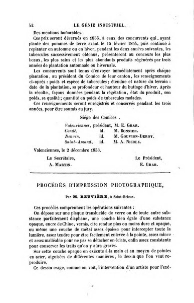 Le genie industriel revue des inventions francaises et etrangeres