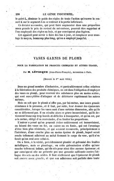 Le genie industriel revue des inventions francaises et etrangeres