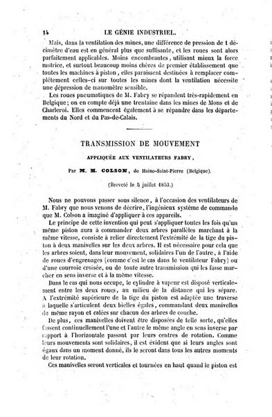 Le genie industriel revue des inventions francaises et etrangeres