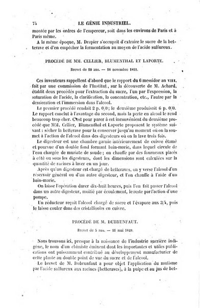 Le genie industriel revue des inventions francaises et etrangeres