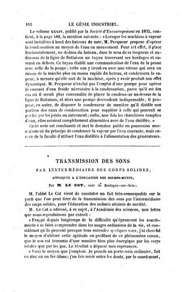 Le genie industriel revue des inventions francaises et etrangeres