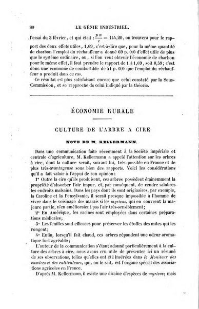 Le genie industriel revue des inventions francaises et etrangeres