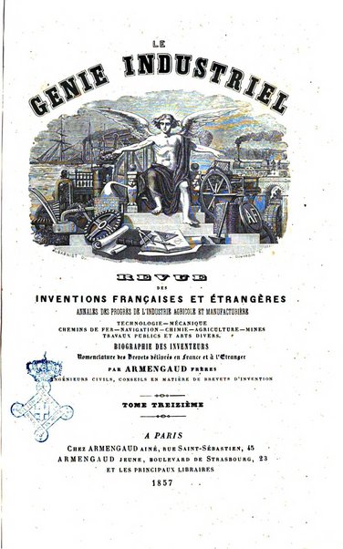 Le genie industriel revue des inventions francaises et etrangeres