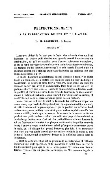 Le genie industriel revue des inventions francaises et etrangeres