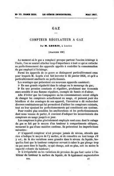 Le genie industriel revue des inventions francaises et etrangeres