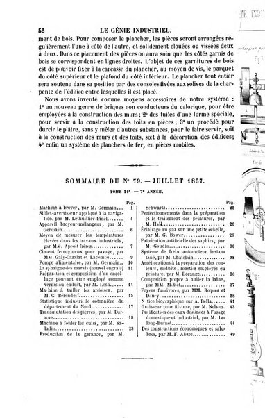 Le genie industriel revue des inventions francaises et etrangeres