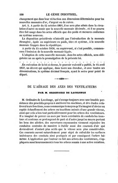 Le genie industriel revue des inventions francaises et etrangeres